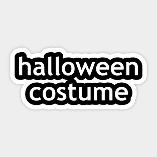 Halloween costume Sticker